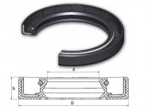Gufero 22x52x10 NBR-WAS Dichtomatik - N1