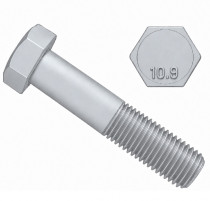 Šroub šestihranný částečný závit DIN 931 M20x110-10.9 pozink - N1