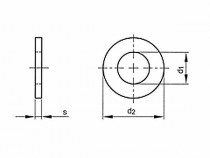 Těsnící kroužek CU 6x10x1,5 - N1