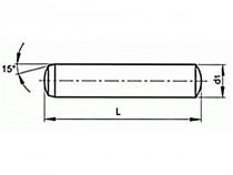 Kolík válcový kalený DIN 6325 2,5x30 m6 - N1
